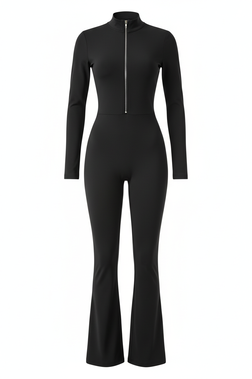 Enterizo completo de gym negro - Bella Fit Shop